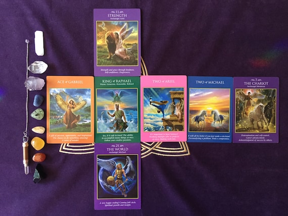 Guardian Angel Reading 7 Card Tarot Reading by MysticAngelCards