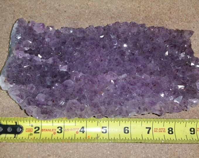 High Quality Amethyst Crystal Cluster from Uruguay 9 1/2"×4"- 3 lbs Home Decor \ Purple Amethyst \ Healing Stones \ Chakra \ Christmas Gift