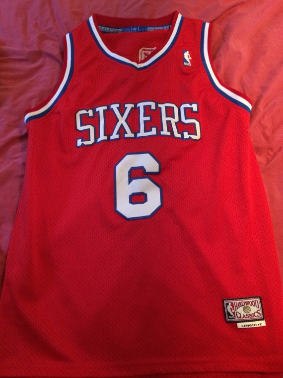 DR J Julius Erving 76ers sixers jersey mens by VintageJerzees