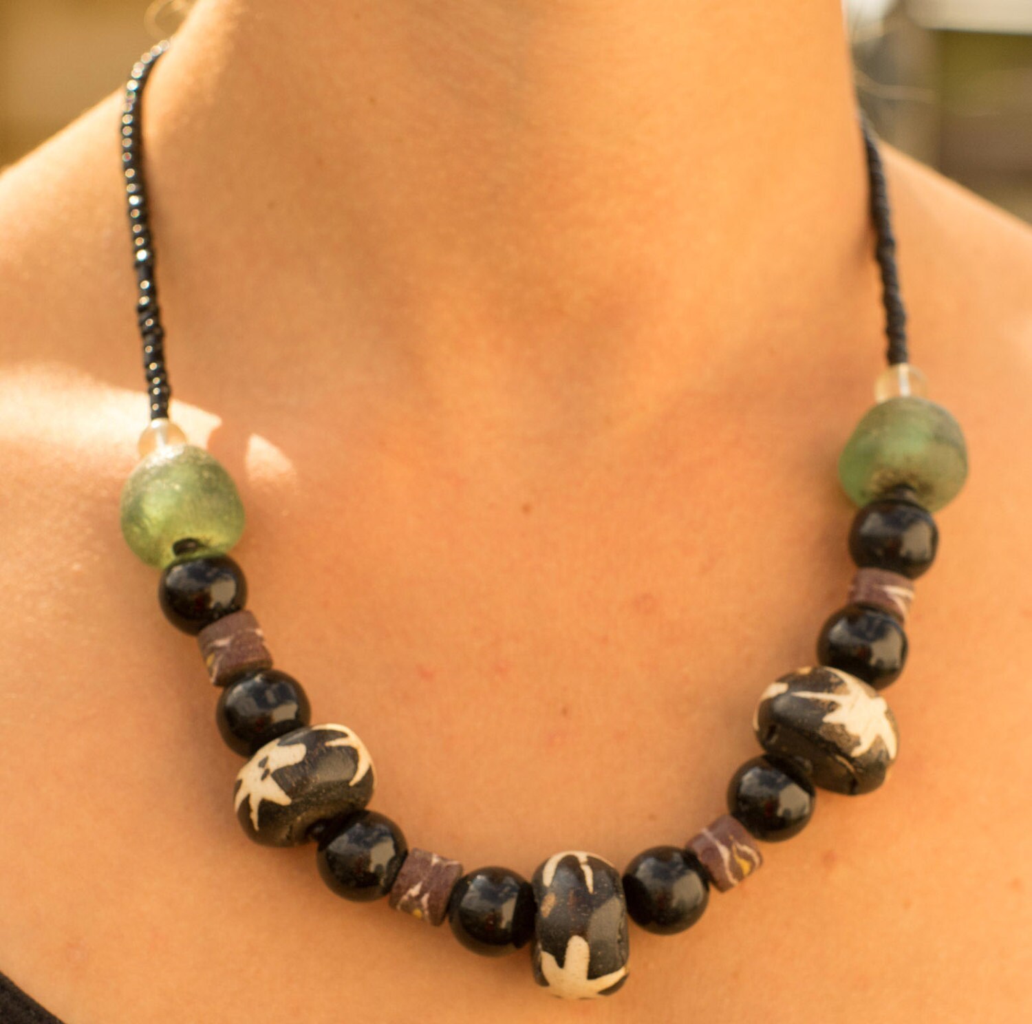 sky blue flower jewellery