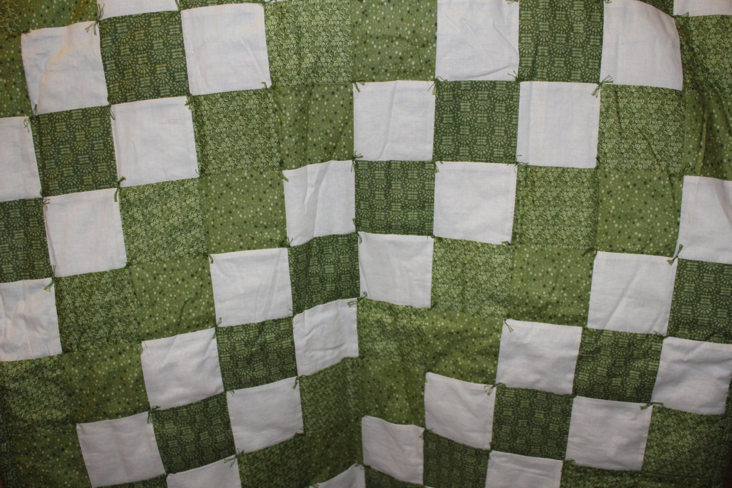 Olive Green Dreams Lap Quilt