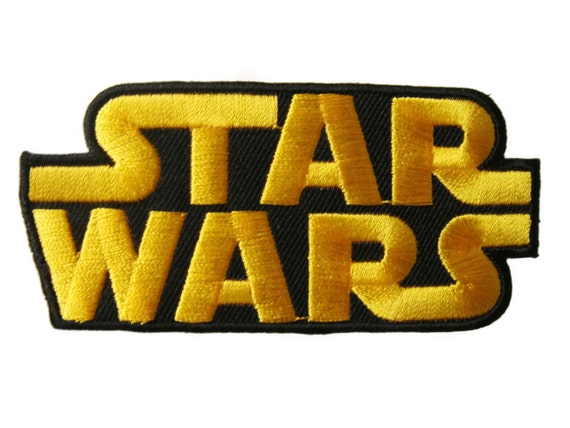 Star Wars Logo Comic Embroidered Applique Iron on Patch by DIYMINT