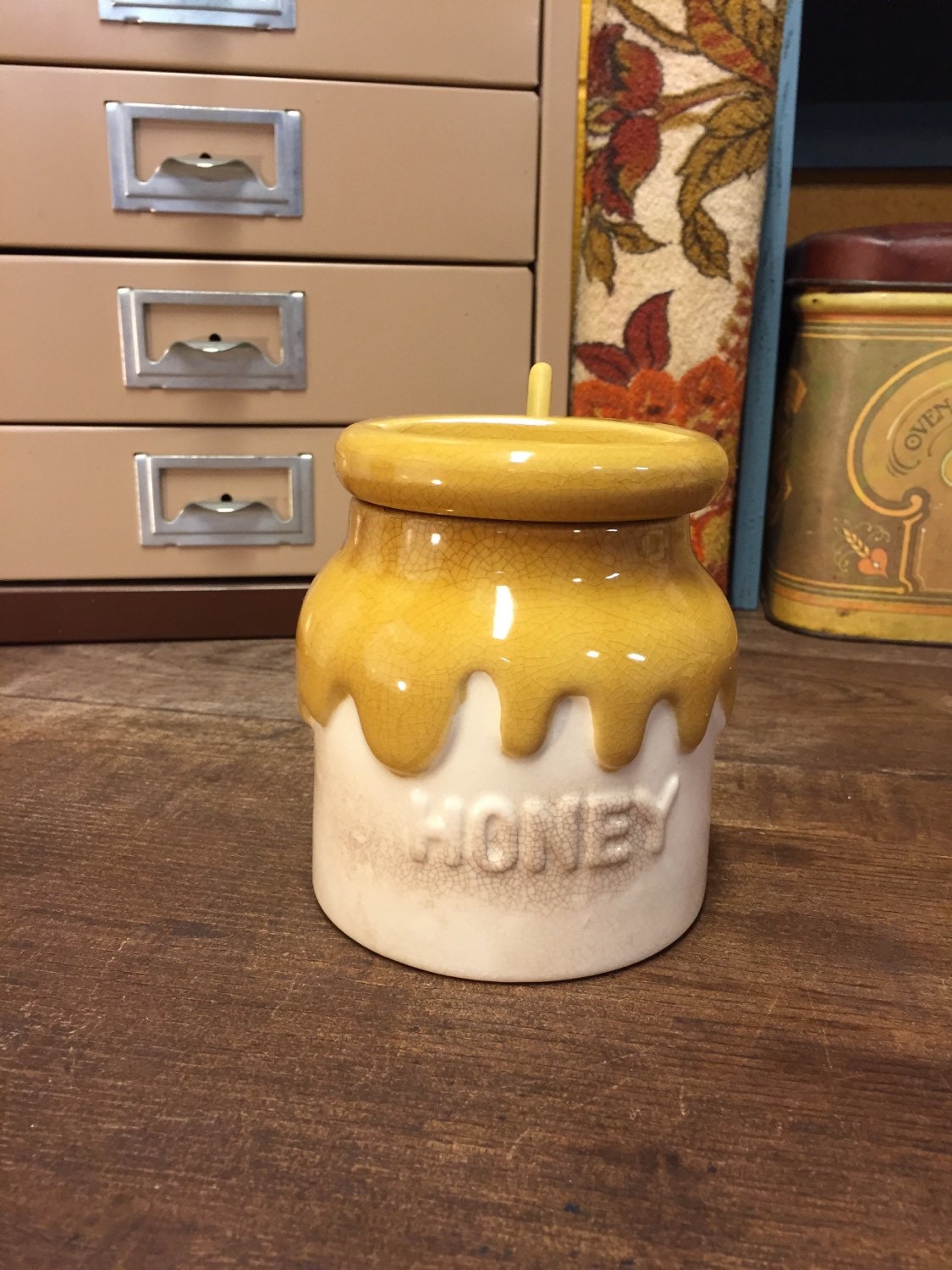 Honey jar vintage japan Haute Juice