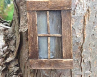 Pretty Handmade Fairy Window Fairy Garden Tree Decor Home