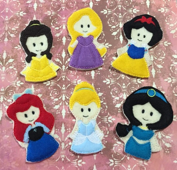 Princess Finger Puppets Set