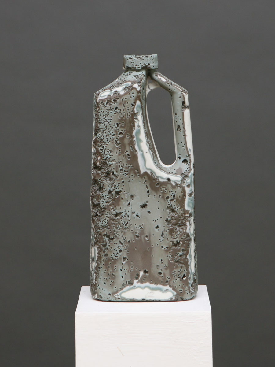 Unglazed ceramic sculpture