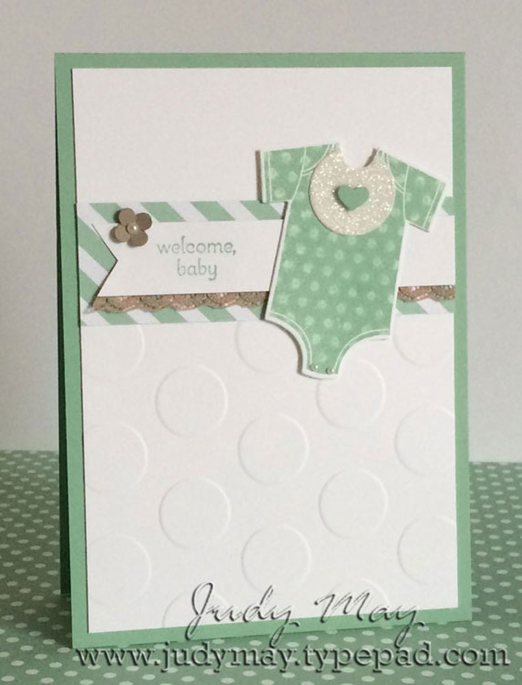 Handmade Gender Neutral 'Baby' Card by JustDelightfulCards on Etsy