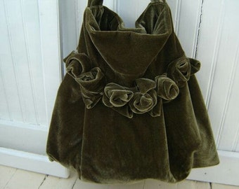 Bohemian Velvet Hobo Bag Shoulder Bag Tote