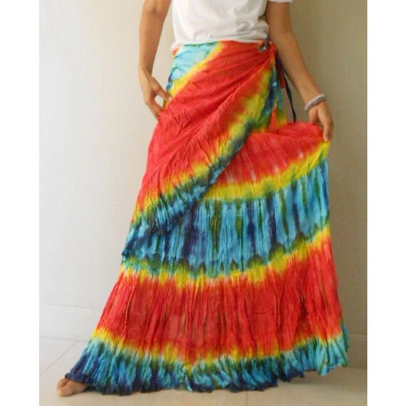boho hippie maxi skirt