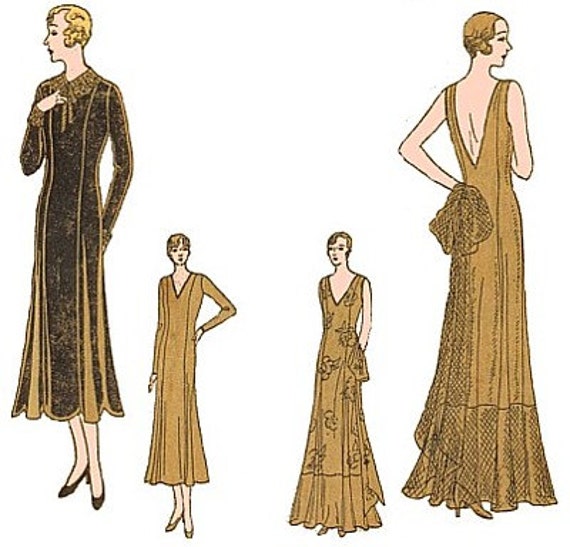patron couture annee 30