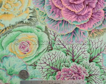 Kaffe Fassett BRASSICA MOSS Green Yellow Gp051 Quilt Fabric - by the Yard, Half Yard, or Fat Quarter FQ
