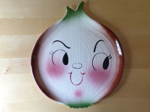 face for onion of Deforest JEN by FOR 1950s RESERVED thetoadhouse Vintage