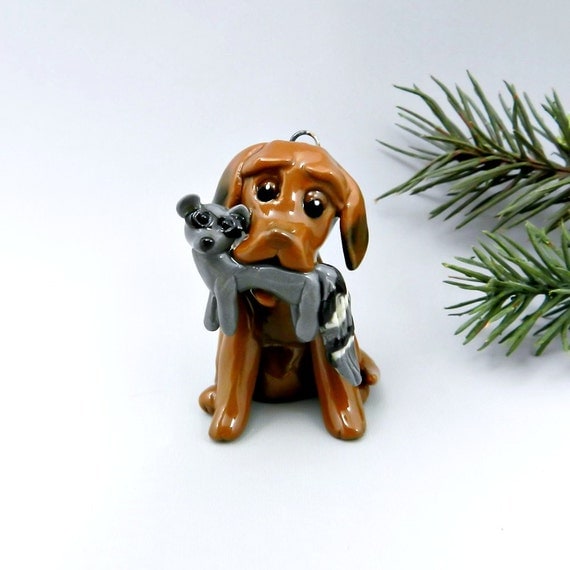 redbone coonhound figurines