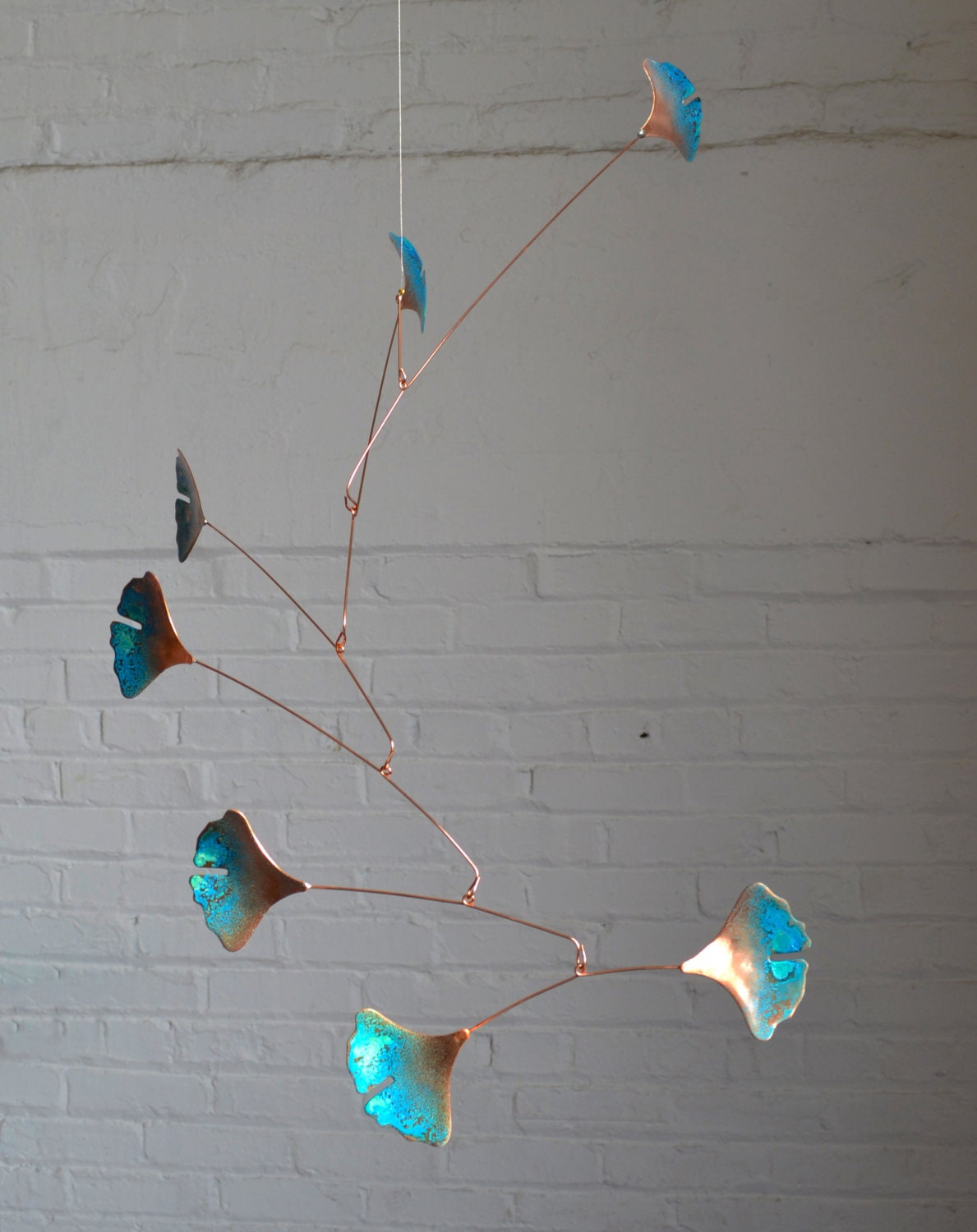 Free Shipping on Copper Mobile Handmade Mobile Art W