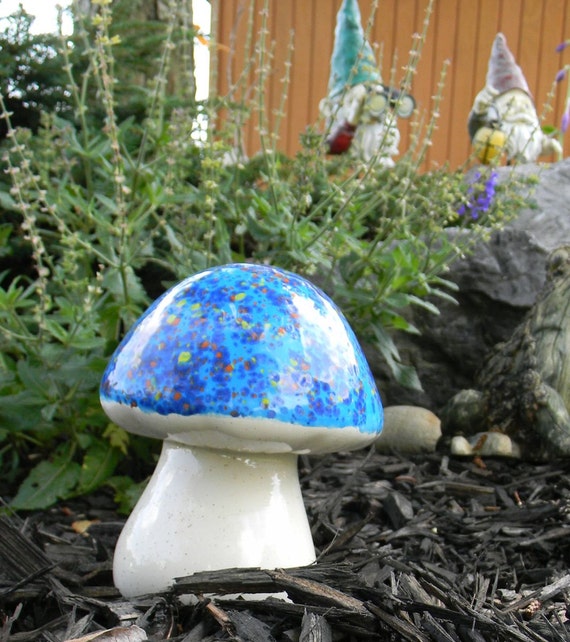 fairy on mushroom statue