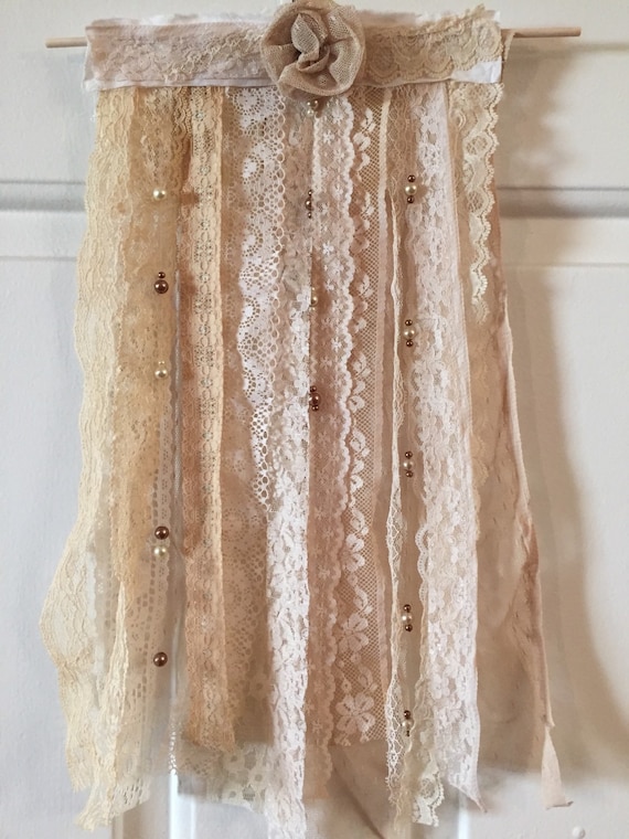 Items similar to Boho Gypsy lace decor, wall hanging, wedding decor on Etsy