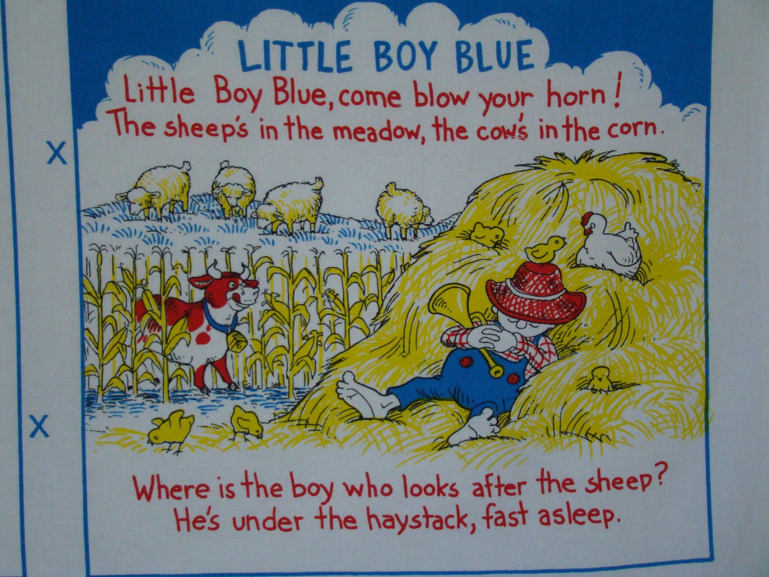 Vintage Look and Learn Soft Book Collection of Nursery Rhymes from ...