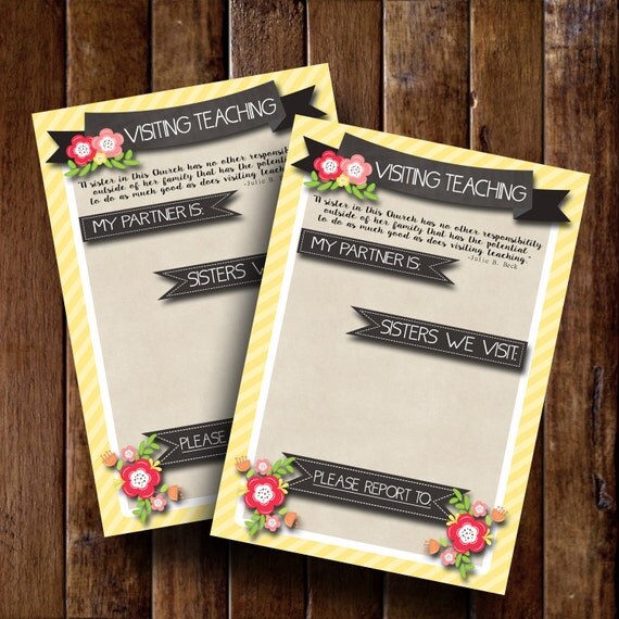 Visiting Teaching Assignment Cards Template visiting teaching assignment cards relief society printable Visiting Teaching Assignment Cards Template visiting teaching assignment cards relief society printable