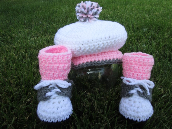 shoes baby sock pom pom Etsy BestDressedBaby Booties Socks Hat Baby on by Golf Shoe Pink