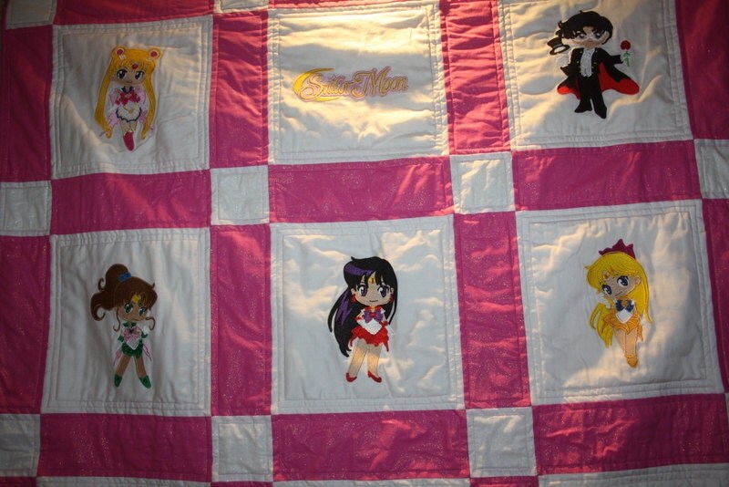 Sailor Moon Lap Quilt