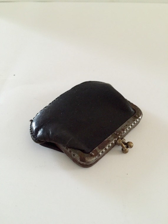 Antique Miniature Leather Coin Purse by jjones1128 on Etsy