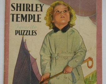 1930s Shirley Temple Favorite Puzzles Saalfield No. 1732-B