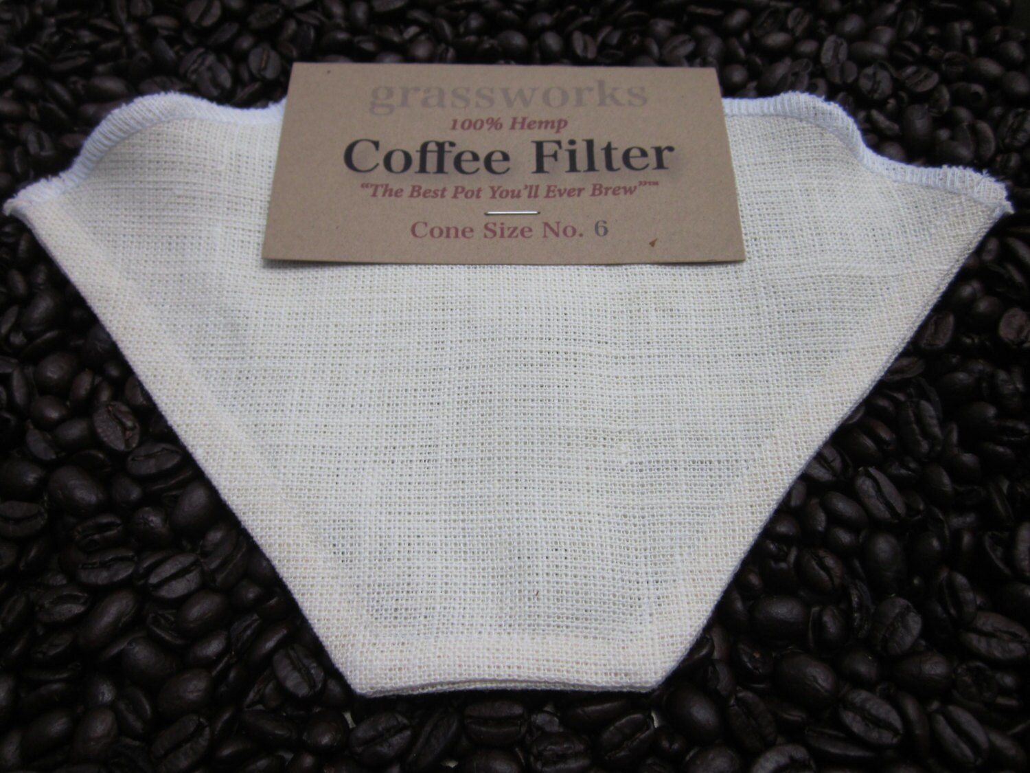 Reusable Hemp Coffee Filter Cone Size 6 The Best Pot