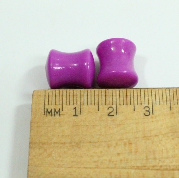 Plug Gauge Mold Ear Plug Piercing Silicone Rubber Mold 8 6