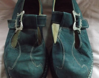 Angels John Fluevog Blue Mary Janes made in Poland P