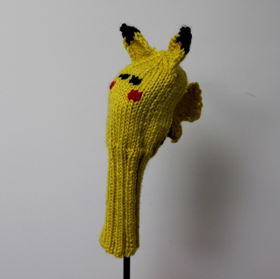 Pikachu Pokemon Golf Club Cover Golf Headcover Golf by TraceyKnits