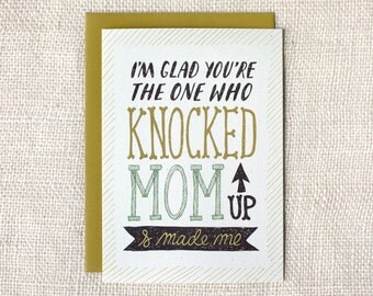 Funny Father's Day Card - Knocked Up