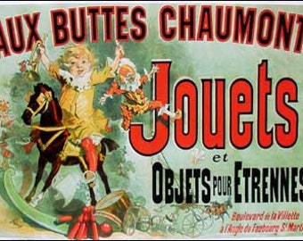 Jouets Poster as seen in Monica’s Apartment on Friends (25” x 36”) or (15" x 21")