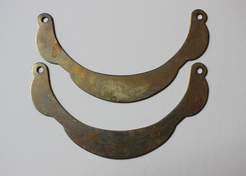 Oxidized Brass Pendant Blanks