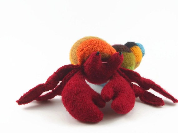 hermit crab soft toy