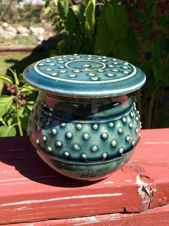 Items similar to Handmade Ceramic Butter Crock on Etsy