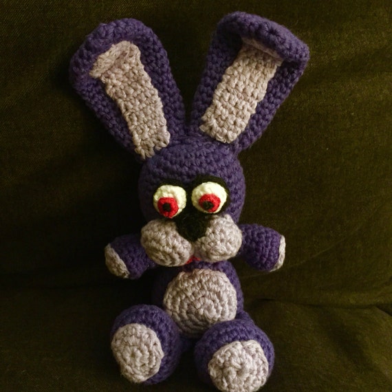 Crocheted Bonnie FNAF