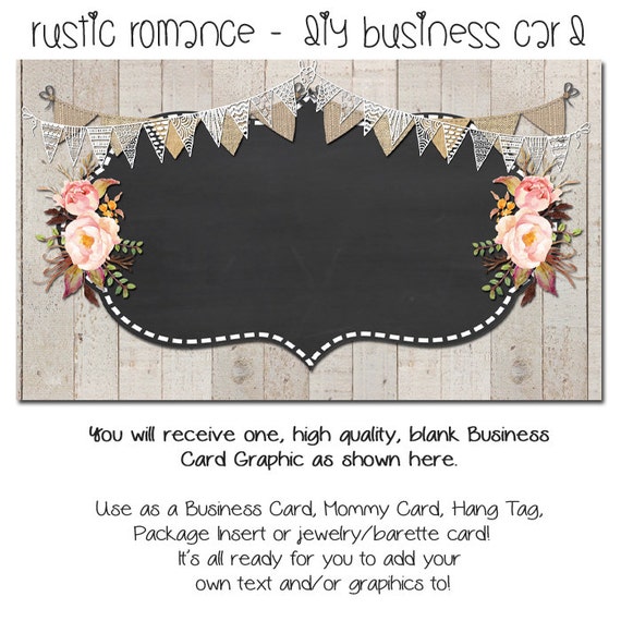 Rustic Business Card Custom PreMade Business Cards Rustic