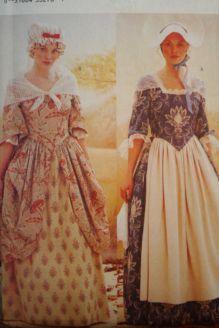 Butterick 3071 Womens Dress Revolutionary War Period by artzybitz