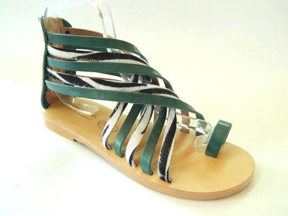 Handmade Greek Leather Sandals by babisg on Etsy