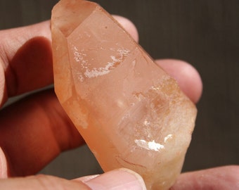 Pink Lemurian Seed Quartz Crystal