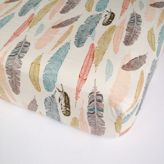 Feather Baby Bedding Plume Fitted Crib Sheets / by Babiease