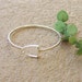 Custom Listing for Erika - Equestrian Stirrup Bangle Bracelet Horse Sterling Silver