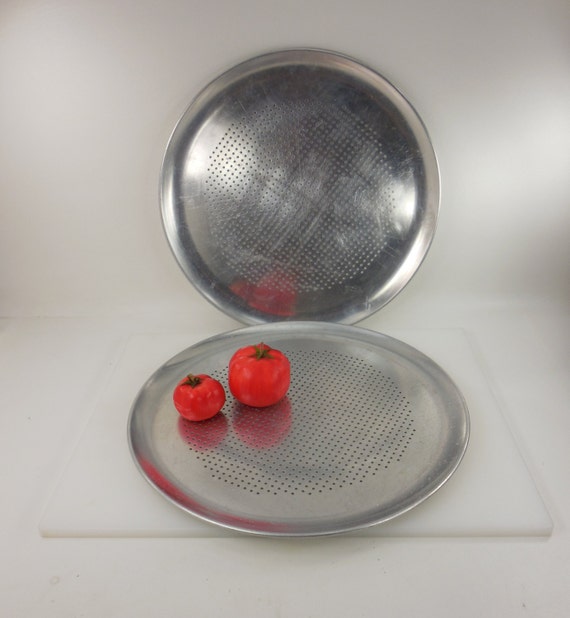 2 Rema Bakeware Perforated Aluminum Pizza Baking by OldeKitchen