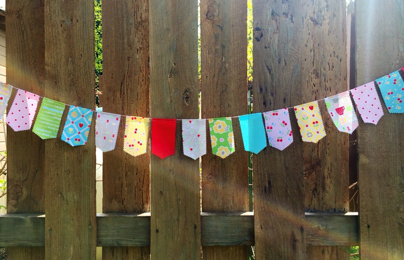 Bake Sale Bunting by SpinningThreadsofJoy on Etsy