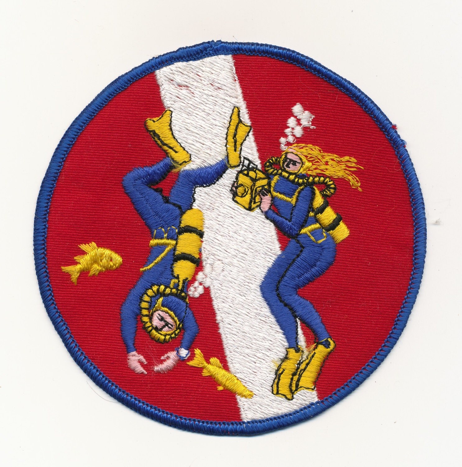 Scuba Patch vintage divers deepsea ocean