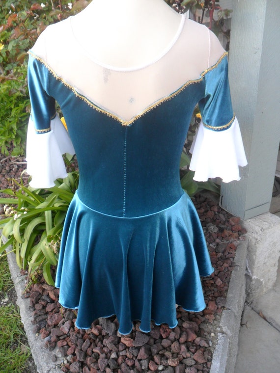 Figure skating dress Velvet Princess style dress
