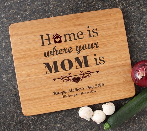 Mother's Day Personalized Cutting Board Mom Mother's