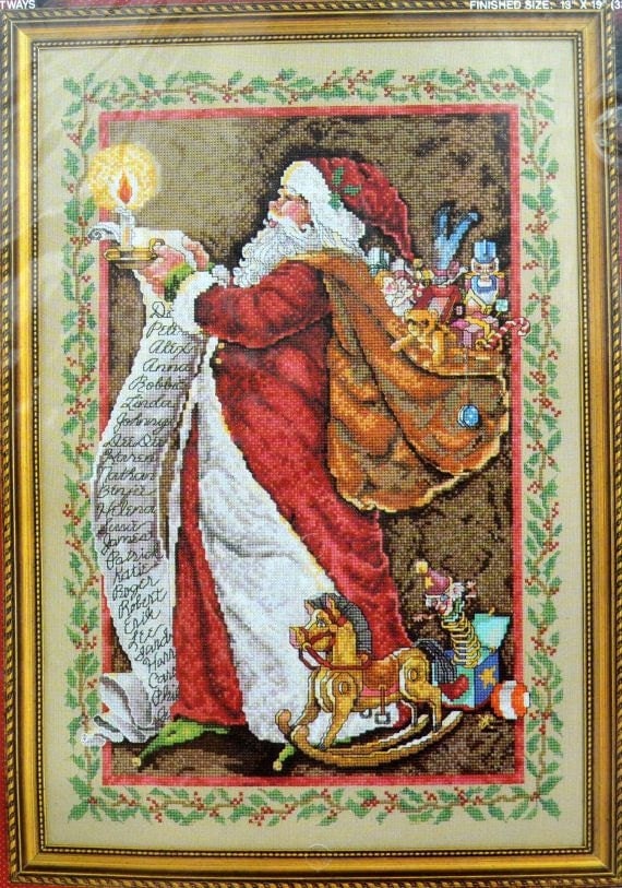 Santa's Wish List JanLynn Kit 0967 by GoldenThreadSupplies