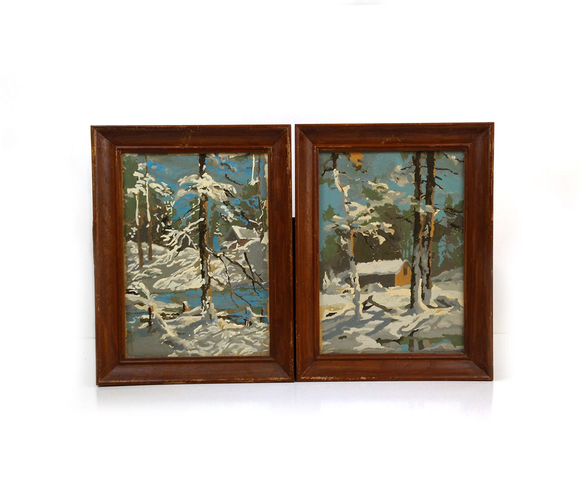 Vintage Craft Master paint by number New Artist Kit Series