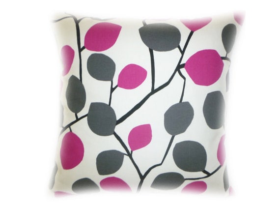 Pillow Color choices Fuschia Pink Designer Cushion Cover Throw